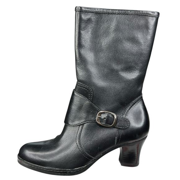 Matisse Women’s Black Leather Moto Ankle Boots Size US 6.5 - Picture 3 of 12